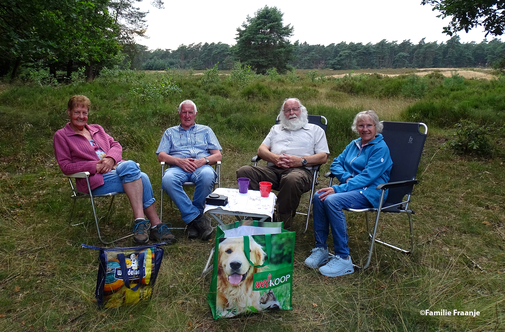 Gezellig 'genietmoment' in de natuur– Foto: ©Familie Fraanje 