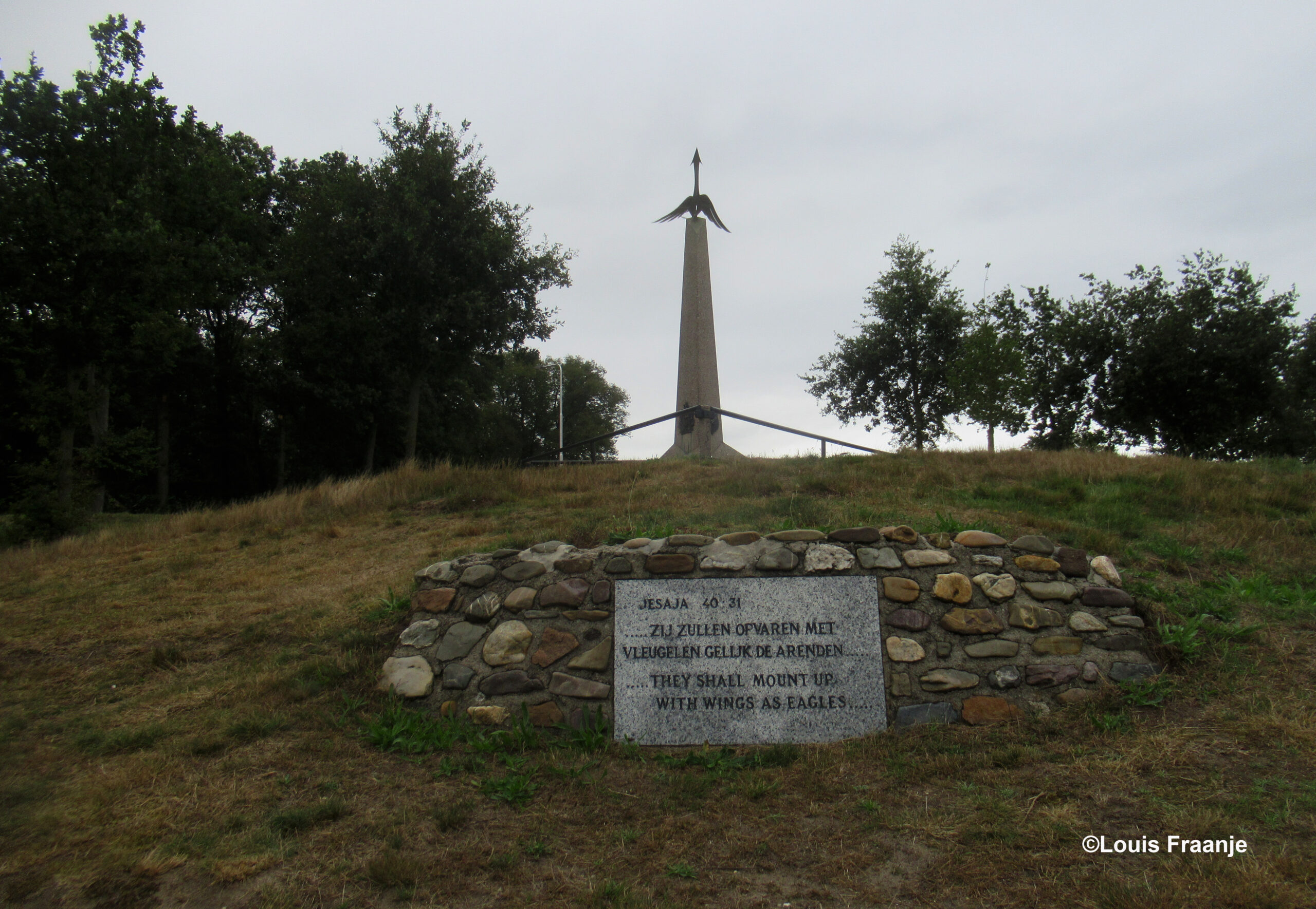 Het Airborne Monument op de Ginkelse Heide – Foto: ©Louis Fraanje